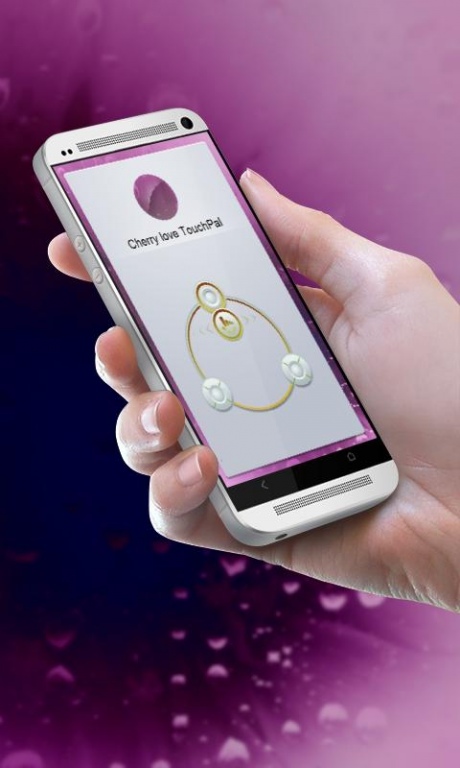 Cherry love TouchPal Skin 3.2 Screenshot