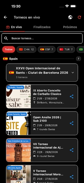 Chess Rankings 2.2.0 Screenshot