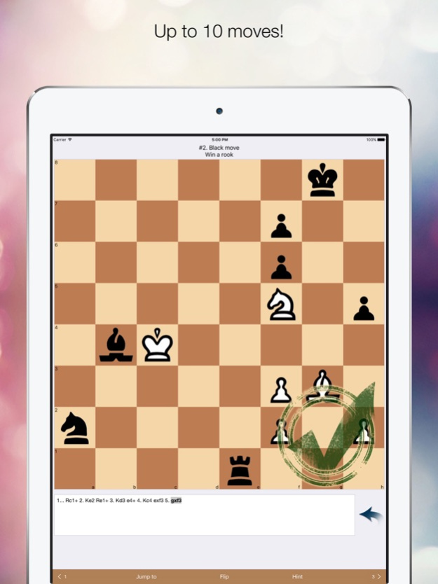 Chess Tactic 3 - interactive chess training puzzle. Part 3 1.0 Screenshot