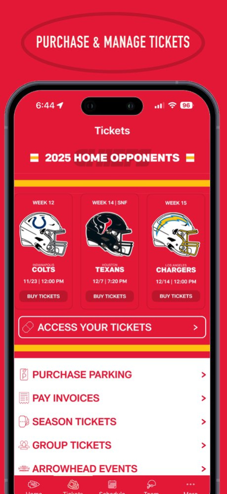 Kansas City Chiefs & Arrowhead 8.4.2 Screenshot