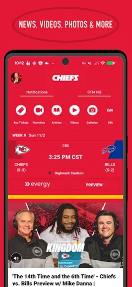 Kansas City Chiefs & Arrowhead 3.9.5 Screenshot