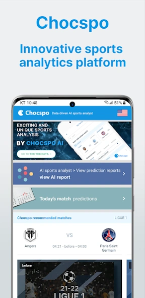 ChocSpo - AI Sports Prediction 3.1.10 Screen Records 3