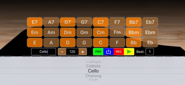 Chord Player Keyboard 1.2.1 Screenshot