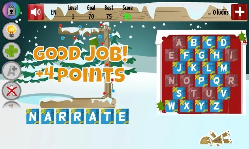 Christmas Hangman Deluxe 2.2.2 Screenshot
