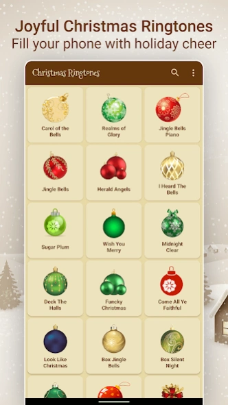 Christmas Ringtones 1.4 Screenshot