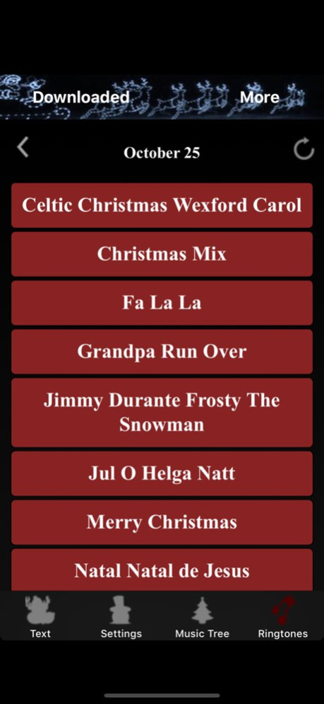 Christmas Texting & Ringtones 1.6 Screenshot
