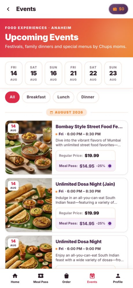 Chups - Mom2Mom Meals 5.7.1 Screenshot