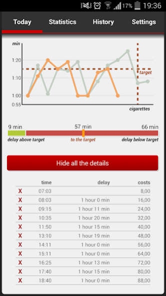 Cigarette Control & Counter 1.11 Screenshot
