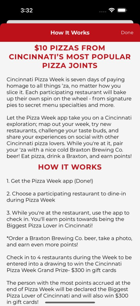 Cincinnati Pizza Week 1.16.1 Screenshot