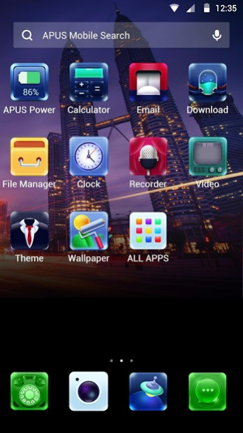 City-APUS Launcher theme 668.0.1001 Screenshot