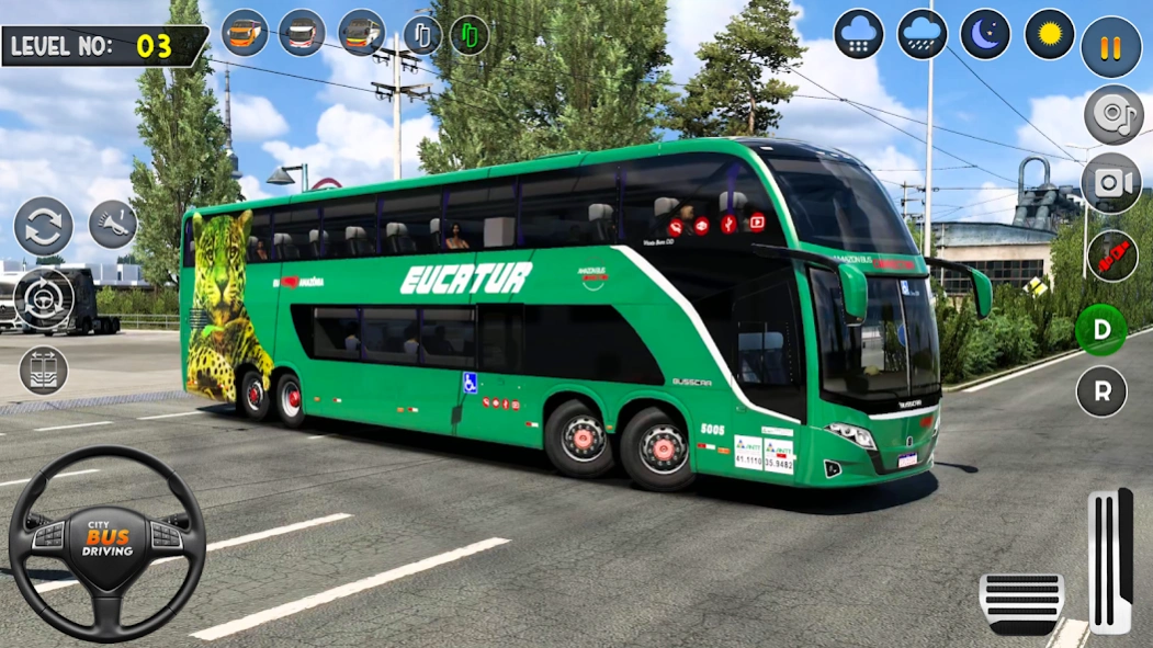 Euro Bus Driving: City Bus 3.3 Screenshot