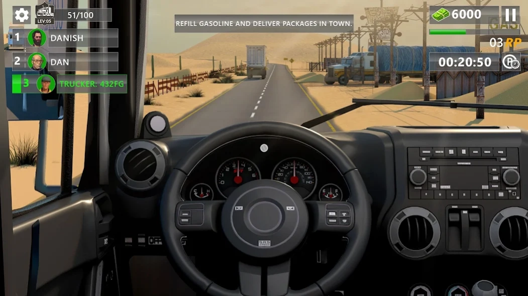 City Cargo Truck Parking Games  Screenshot