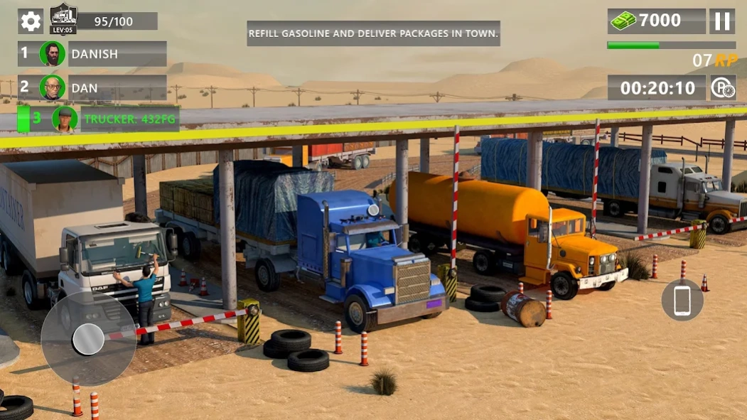 City Cargo Truck Parking Games  Screenshot