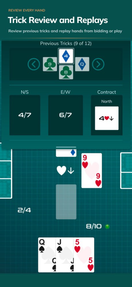 Classic Bid Whist Card Game 3.3.4 Screenshot