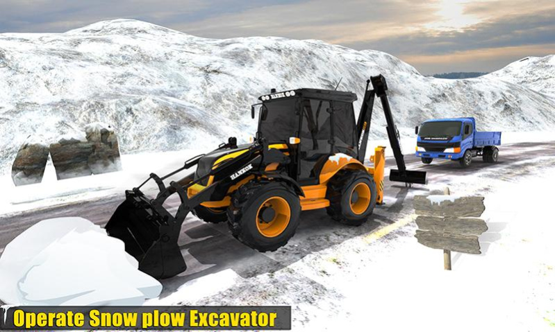 Snow Heavy Excavator Rescue 1.4 Screenshot