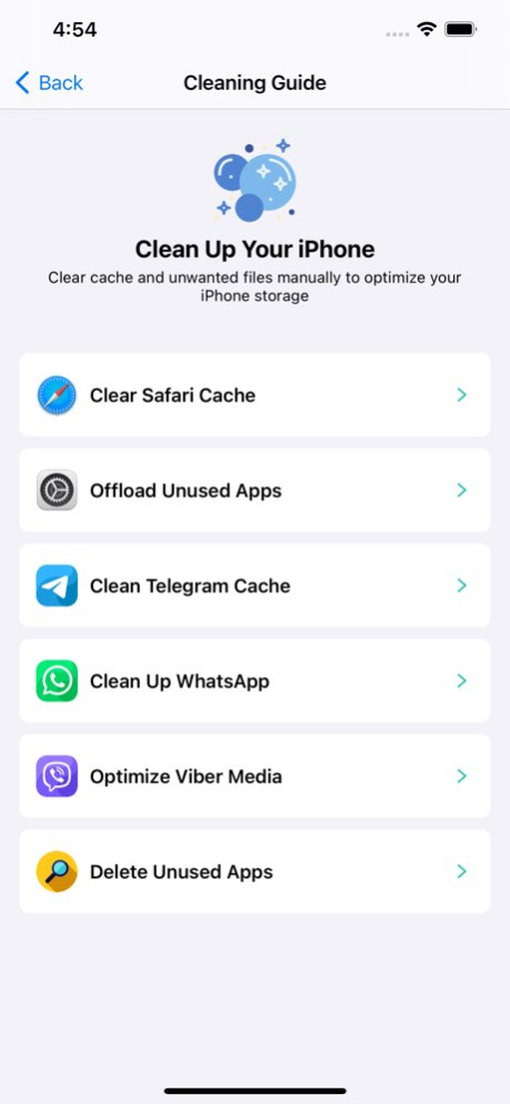 Cleaner Go : Clean Up Storage 1.1 Screenshot