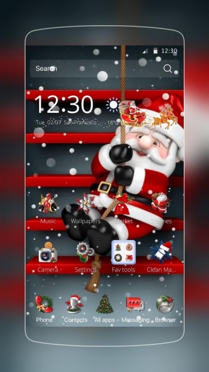 Climbing Santa Theme 1.0.0 Screenshot