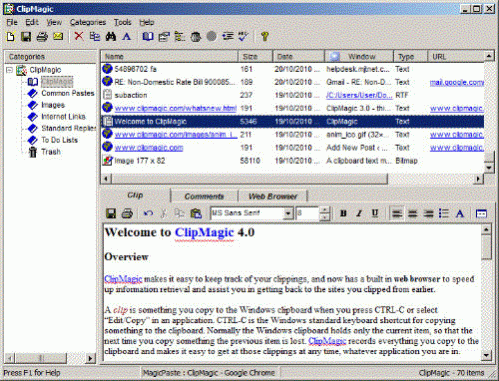 ClipMagic 4.1 Screenshot