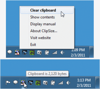 ClipSize 2.6 Screenshot