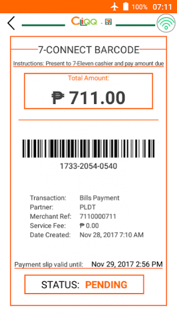 CLiQQ by 7-Eleven 44.0.0.02 Screenshot