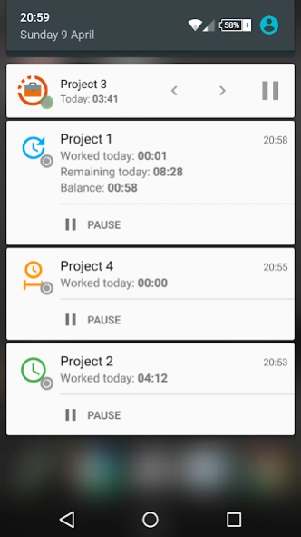 ClockWork - time management 1.99.3 Screenshot