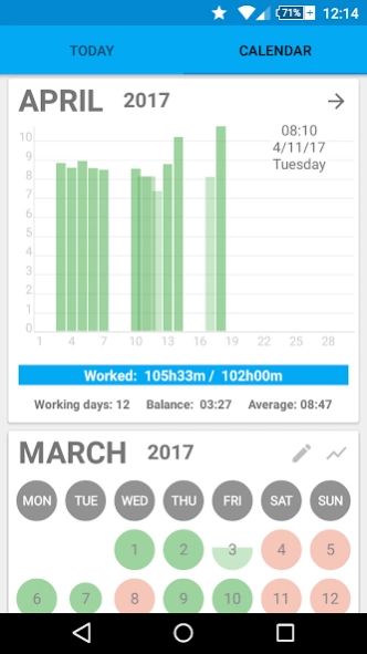 ClockWork - time management 1.99.3 Screenshot
