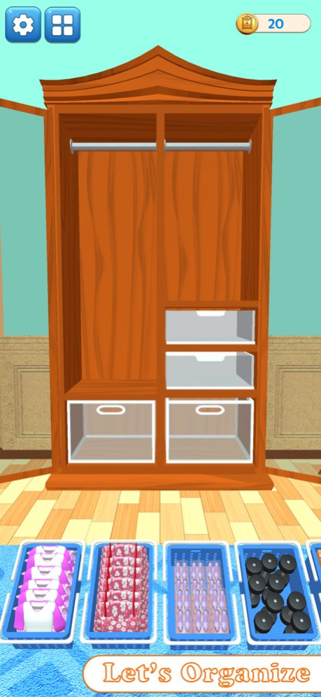Closet Organizer Game 3D 1.2 Screenshot