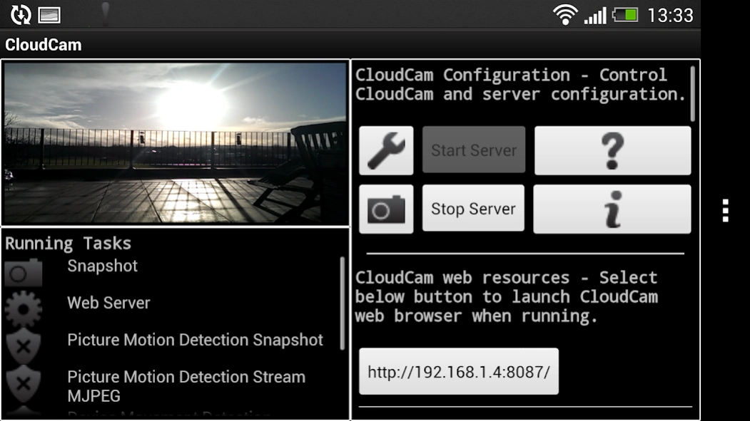 Cloud Cam Demo 3.2 Screenshot