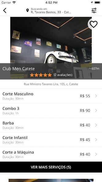 Club Men Salon  Screenshot