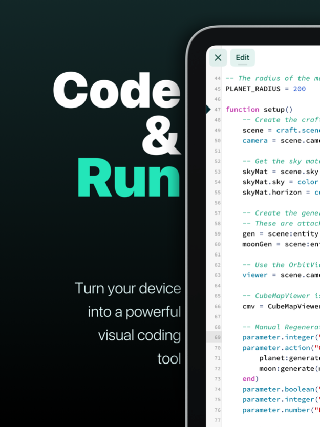 Codea 3.14.3 Screenshot