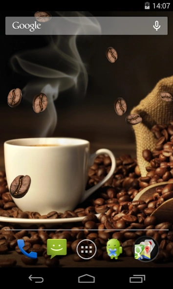 Coffee Live Wallpaper 4.0 Screenshot