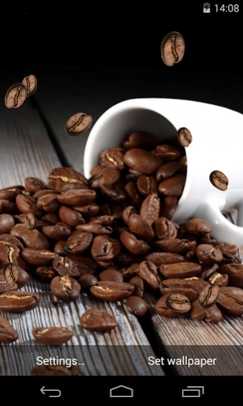 Coffee Live Wallpaper 4.0 Screenshot