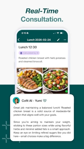 Cofit-My Personal Nutritionist  Screenshot