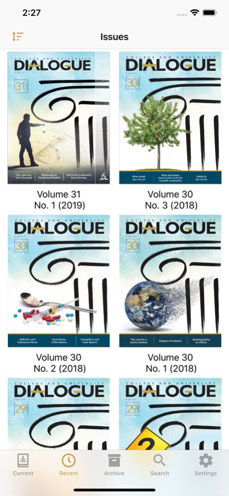 College & University Dialogue 1.3.2 Screenshot