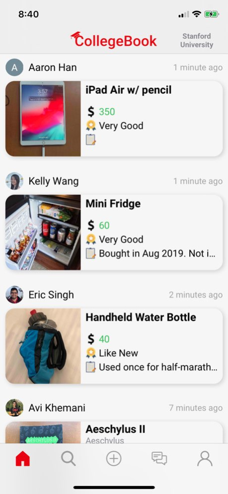 CollegeBook - College Market 1.3 Screenshot