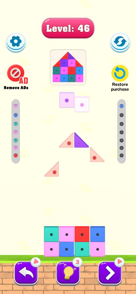 Color Block Drop Builder  Screenshot