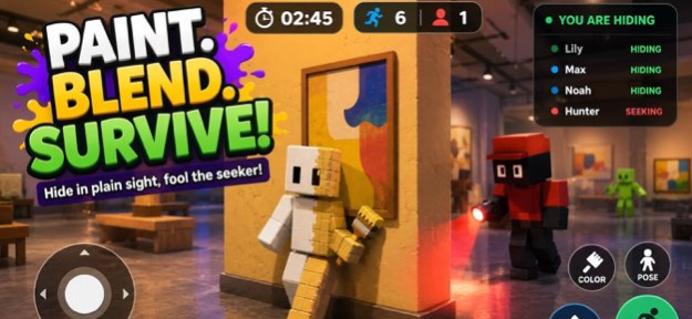 Color Hide Party Online 1.5 Screenshot
