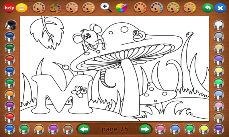 Coloring Book 24: Animal ABCs 8 Screenshot