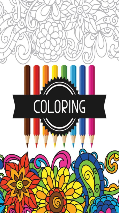 Coloring Book for Adults Color Therapy Doodle 1.2 Screenshot
