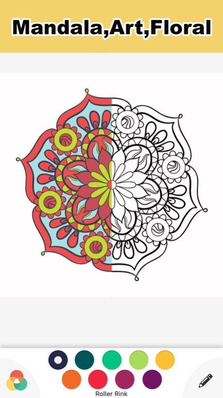 Coloring Book for Adults Color Therapy Doodle 1.2 Screenshot