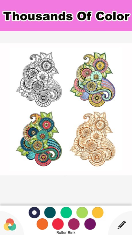 Coloring Book for Adults Color Therapy Doodle 1.2 Screenshot