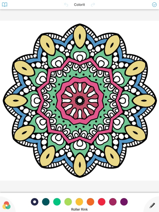 coloring book mandala art therapy nature for adult 1.0 Screenshot