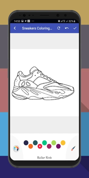 Sneakers Art Coloring Book 1.5 Screenshot