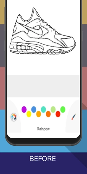 Sneakers Art Coloring Book 1.5 Screenshot