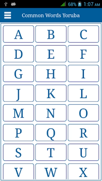 Common Words English to Yoruba 1.9 Screenshot