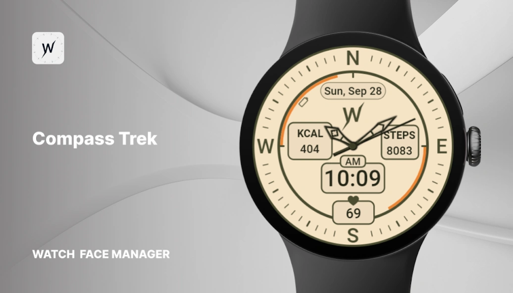 Compass Trek Watch Face  Screenshot