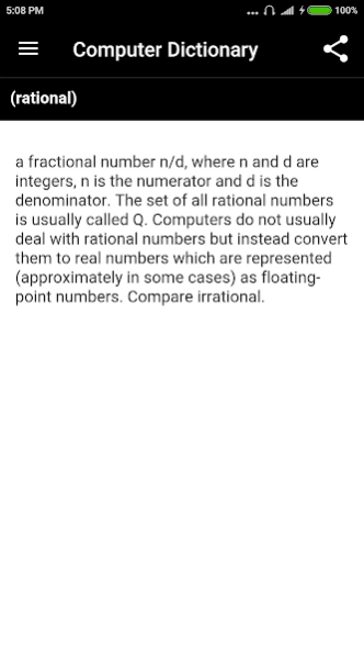 Computer Dictionary 2.1.2 Screenshot