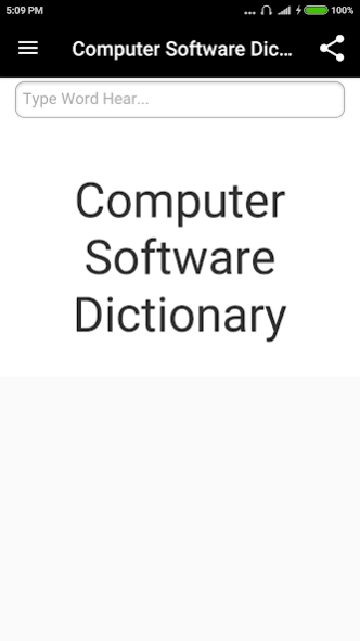 Computer Software Dictionary 4.1.2 Screenshot