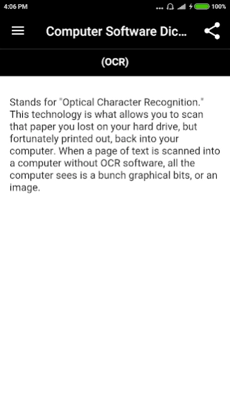 Computer Software Dictionary 4.1.2 Screenshot