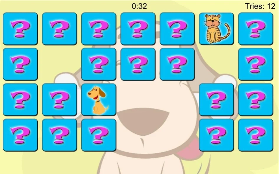 Concentration Game - Animals 1.12 Screenshot
